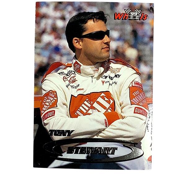 Tony Stewart, Sponsor: Home Depot, Card 33, 1999 Wheels NASCAR Winston Cup, NM+ - Picture 2 of 4
